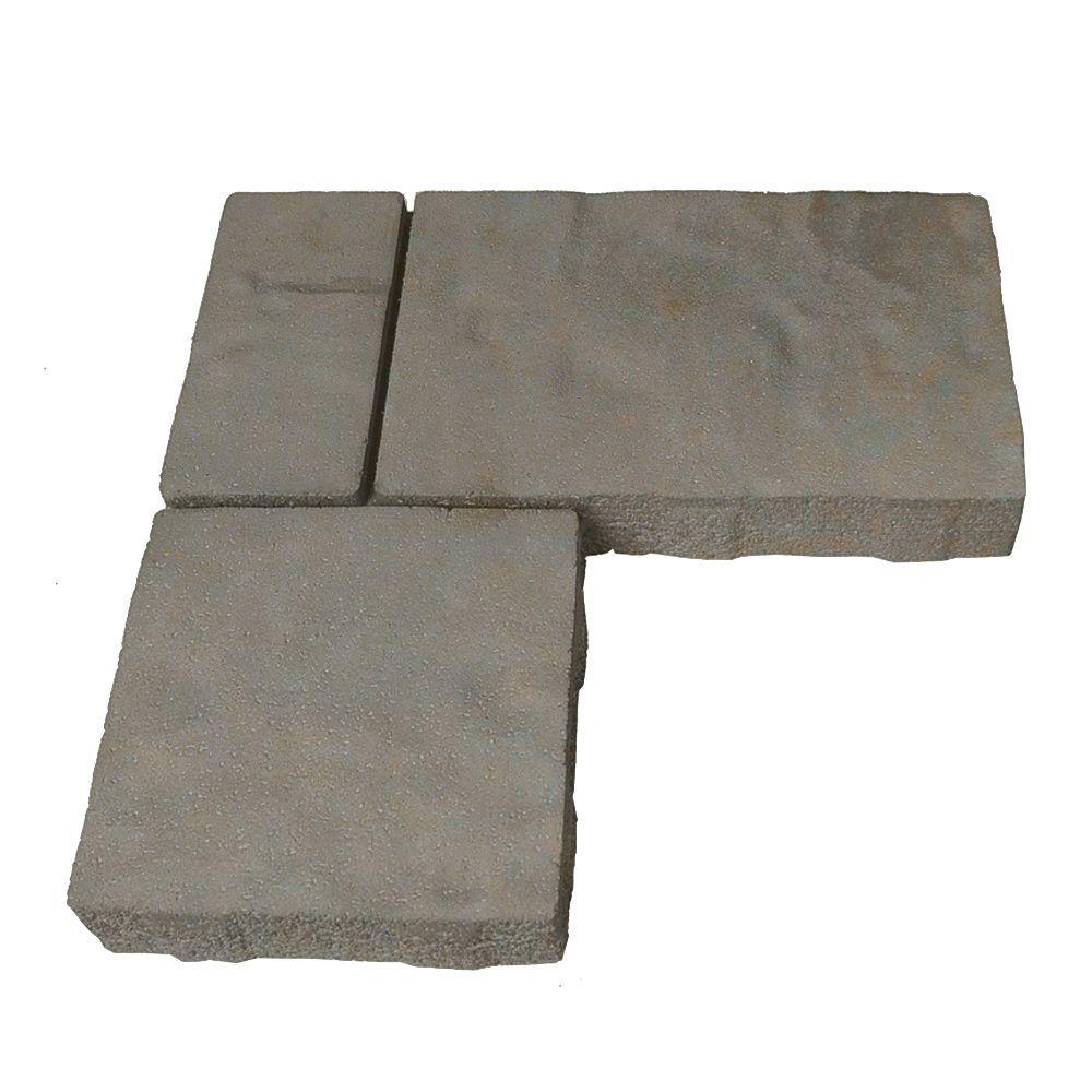 Marseilles 10.5 in. x 7 in. x 2.25 in. Carriage House Beige/Charcoal Concrete Paver - Super Arbor