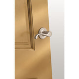 Commonwealth Satin Nickel Privacy Bed/Bath Door Lever with Microban Antimicrobial Technology - Super Arbor