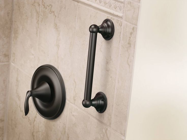 Moen Moen Home Care 9-in Old World Bronze Wall Mount (ADA Compliant) Grab Bar