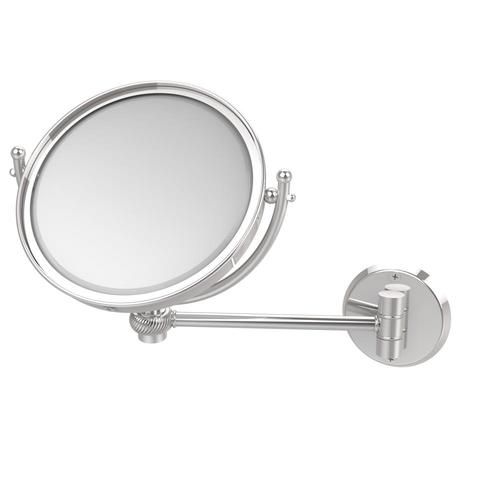 Allied Brass 8-in x 10-in Polished Chrome Double-Sided Magnifying Wall-Mounted Vanity Mirror