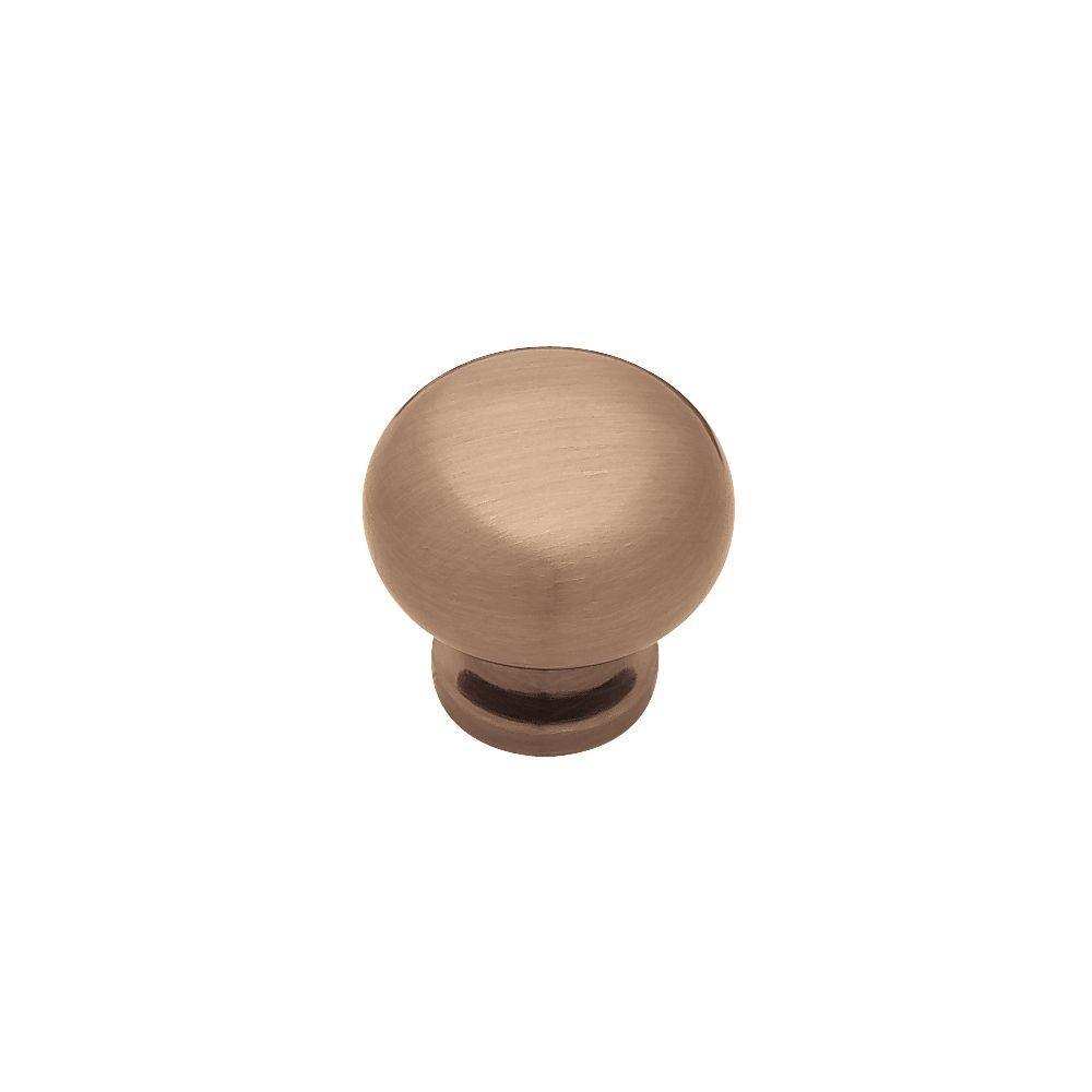 Grace 1-1/8 in. (28mm) Satin Nickel Round Cabinet Knob - Super Arbor