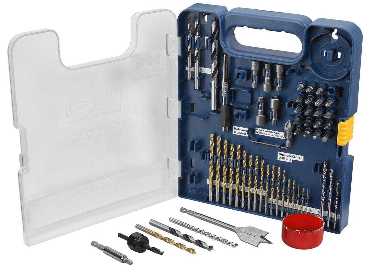 RYOBI Multi-Material Drill and Drive Kit (60-Piece)