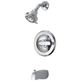 Delta Chrome 1-Handle Bathtub and Shower Faucet with Valve