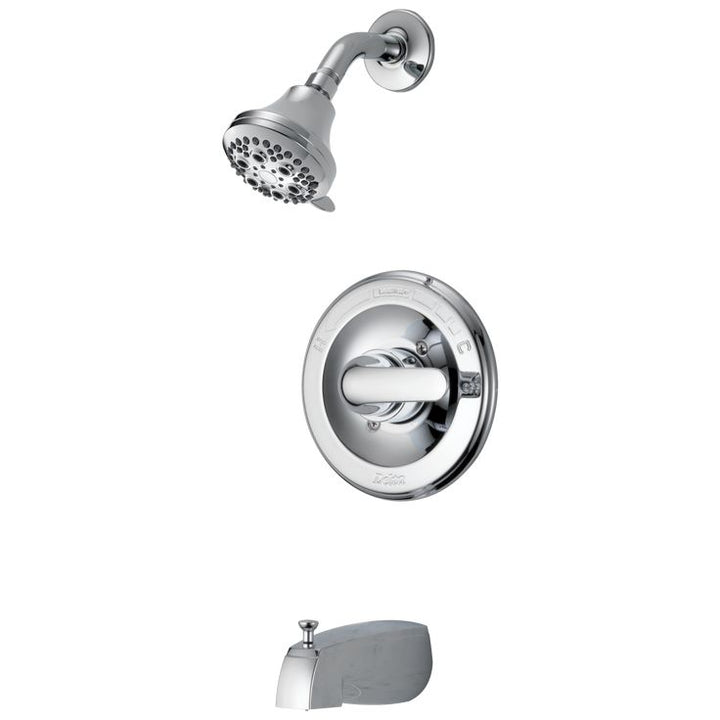 Delta Chrome 1-Handle Bathtub and Shower Faucet with Valve