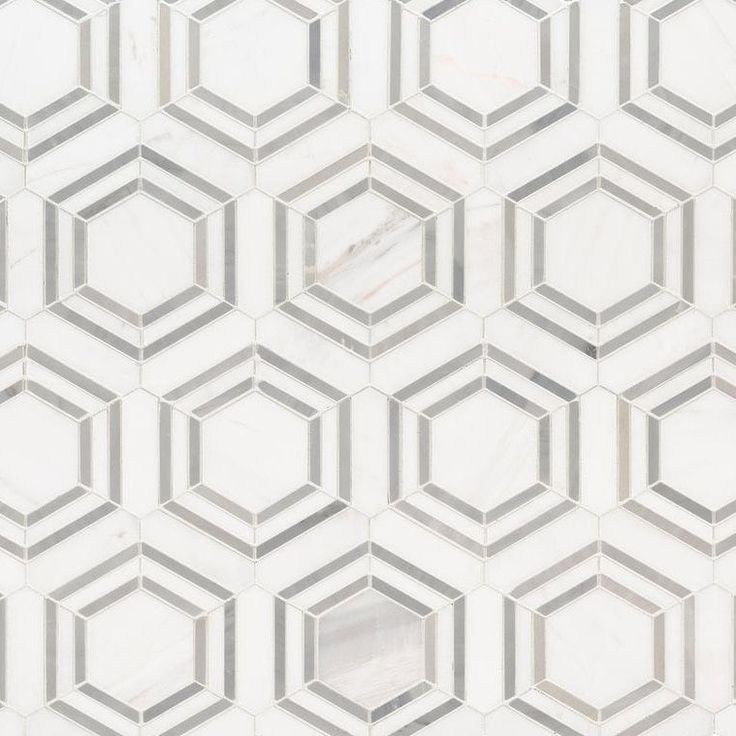MSI Georama Grigio 13 in. x 11 in. x 10mm Polished Marble Mesh-Mounted Mosaic Tile (9.99 sq. ft. / case)