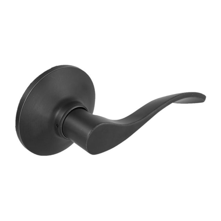 Zacoti Matte Black Hall and Closet Door Lever