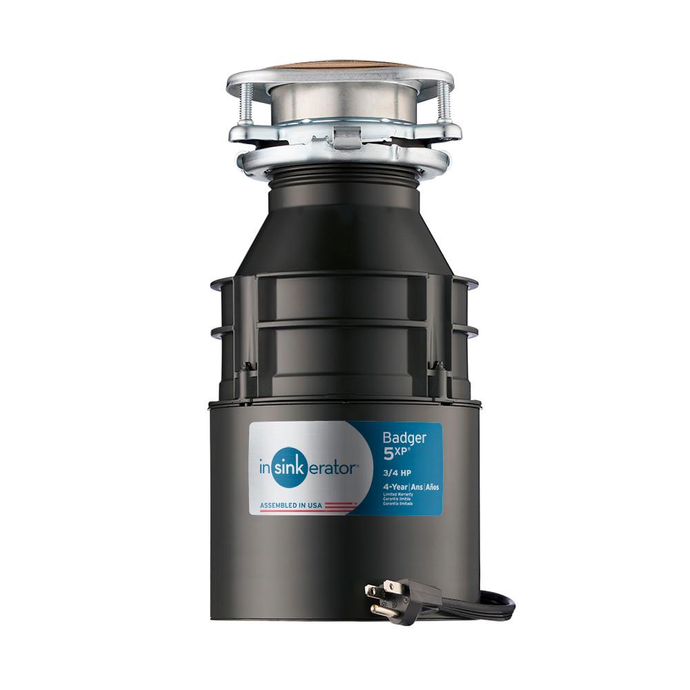 InSinkErator 1/2 HP Badger 5 Continuous Feed Garbage Disposal