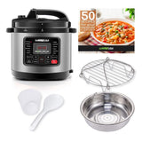6 Qt. Stainless Steel Electric Pressure Cooker with Stainless Steel Pot
