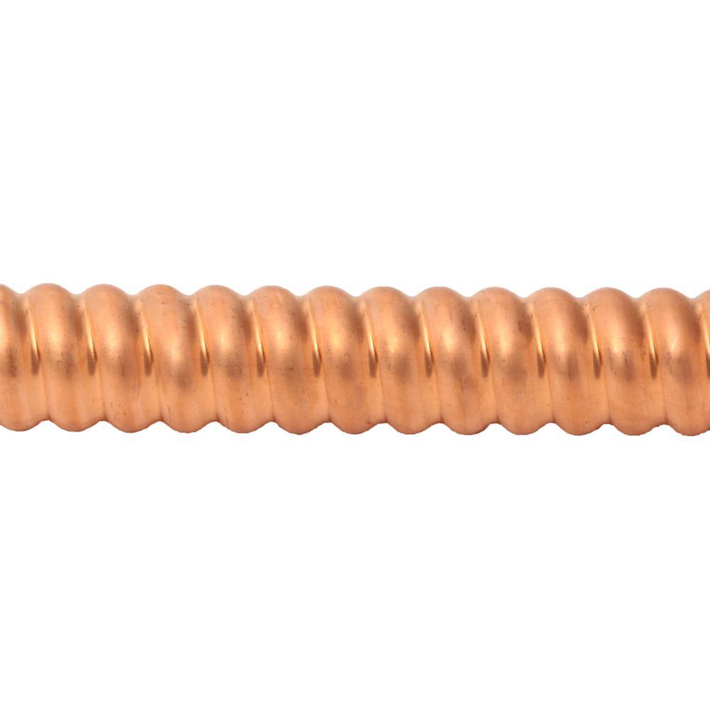 2 in. FIP x 3/4 in. Nominal Male/ Female Sweat x 24 in. Copper Water Heater Connector (7/8 in. O.D.) - Super Arbor