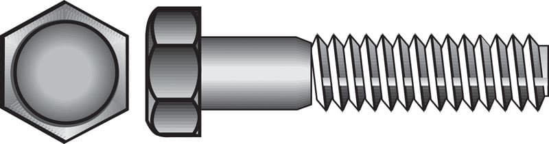 Hillman 5/8 in. Diameter x 1-1/2 in. Length Zinc-Plated Steel Hex Bolt, 25-Pack
