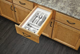 Rev-A-Shelf 21.25-in x 17.5-in Plastic Cutlery Insert Drawer Organizer