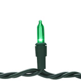 GE StayBright 100-Count 24.7-ft Green LED Plug-In Christmas String Lights