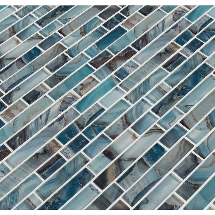 MSI Night Sky Interlocking 11.81 in. x 11.81 in. x 8mm Glass Mesh-Mounted Mosaic Tile (9.7 sq. ft. / case)