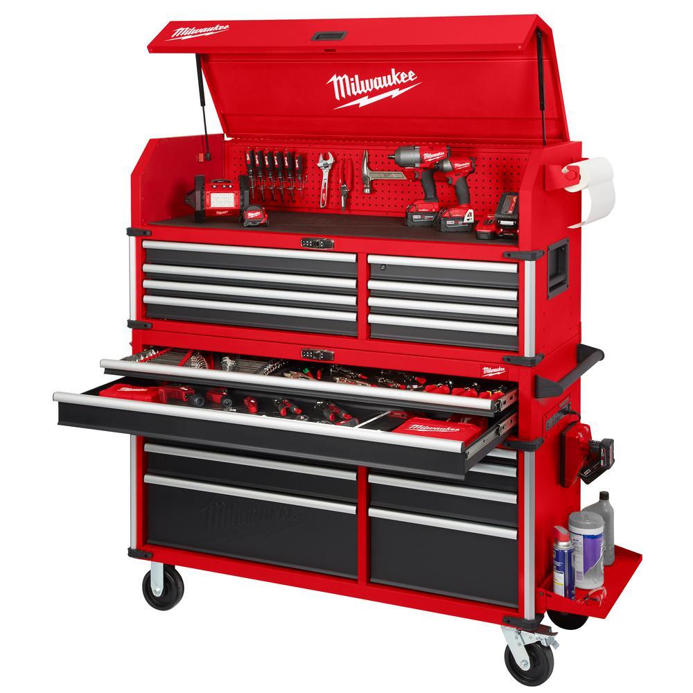 High Capacity 56 in. 18-Drawer Tool Chest and Cabinet Combo - Super Arbor