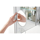 Verdera 20 in. W x 30 in. H Recessed Medicine Cabinet in Anodized Aluminum
