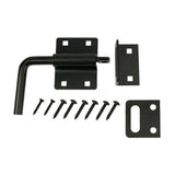 Everbilt 5 in. Black Heavy-Duty Gate Slide Bolt Latch