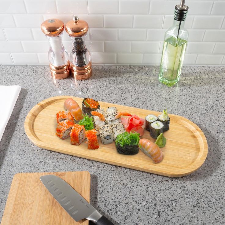 Bamboo Oval Serving Tray