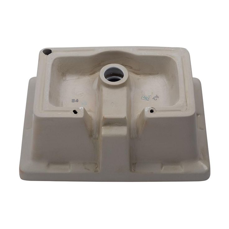 Boyel Living 17 in. x 12 in. Rectangle Undermount Bathroom Vessel Sink White