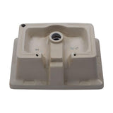 LORDEAR 18 in. Undermount Bathroom Vessel Sink Modern Rectangle Porcelain Ceramic Lavatory Vanity Bathroom Sink in Pure White