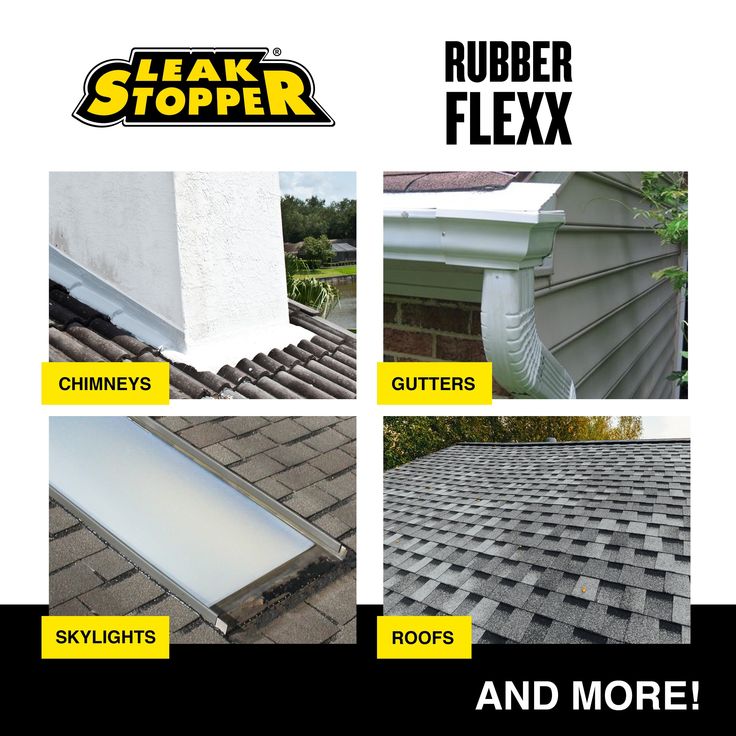 LEAK STOPPER Rubber Flexx 15-fl oz Waterproof Roof Sealant