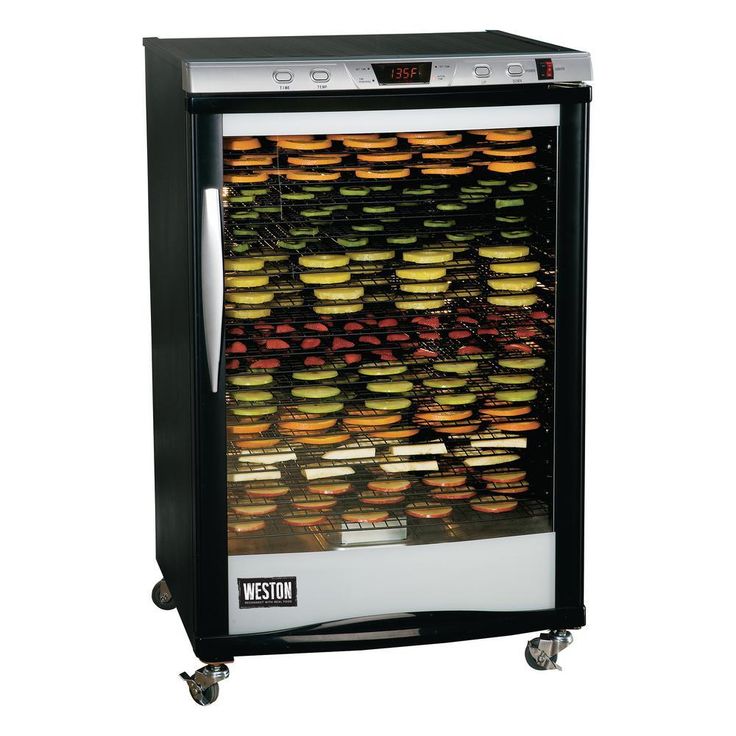 Pro-2400 24-Tray Black Food Dehydrator with Temperature Control