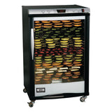 Pro-2400 24-Tray Black Food Dehydrator with Temperature Control