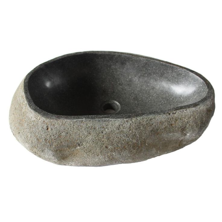 Eden Bath Natural Galet Nobu Boulder Sink with Thin Lip