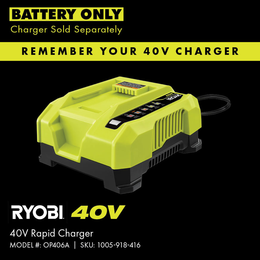 RYOBI 40-Volt Lithium-Ion 2.0 Ah Battery