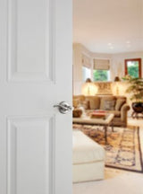 Kwikset Balboa Satin Nickel Universal Keyed Entry Door Handle