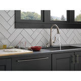 Dominic Single-Handle Pull-Down Sprayer Kitchen Faucet with Touch2O & ShieldSpray Technology in SpotShield Stainless - Super Arbor