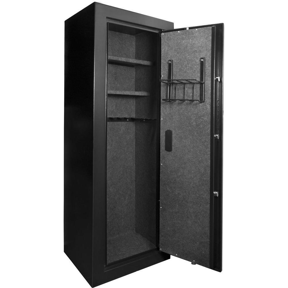 9.3 cu. ft. 16-Gun Extra Large Biometric Safe, Black Matte - Super Arbor