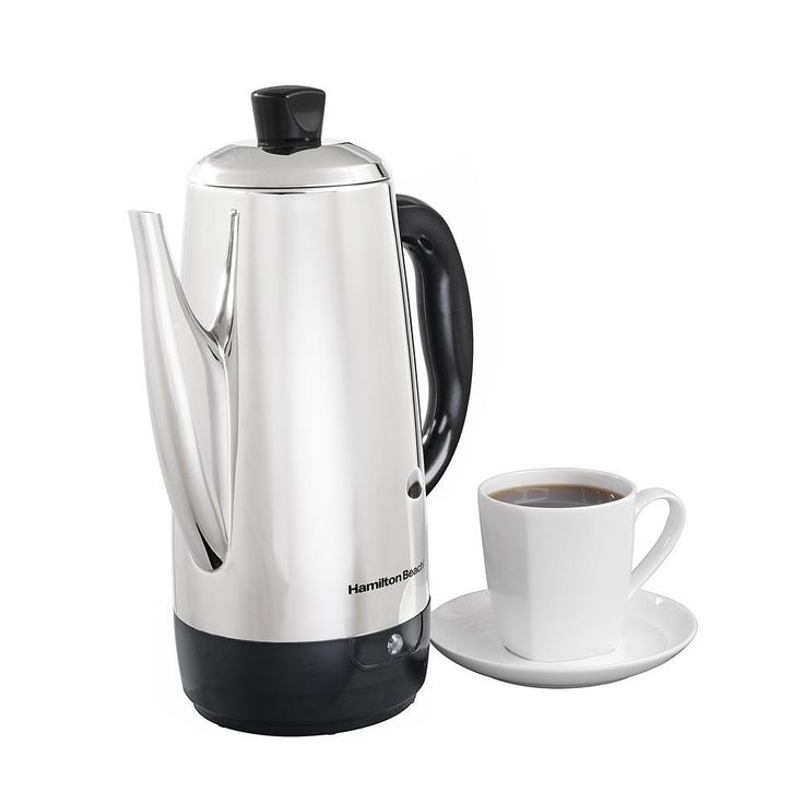 12-Cup Stainless Steel Cordless Percolator