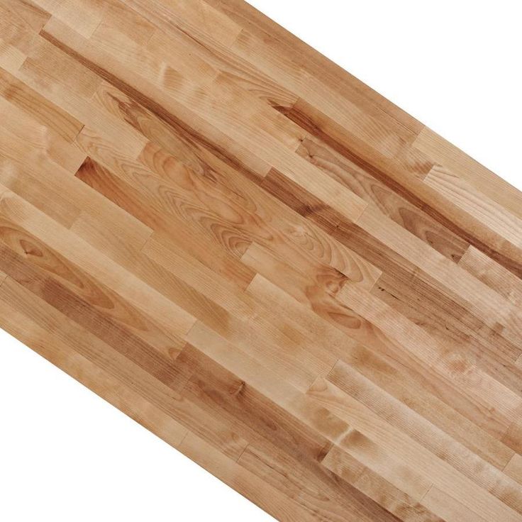 The Baltic Butcher Block Birch 10-ft Natural Straight Butcher Block Birch Kitchen Countertop
