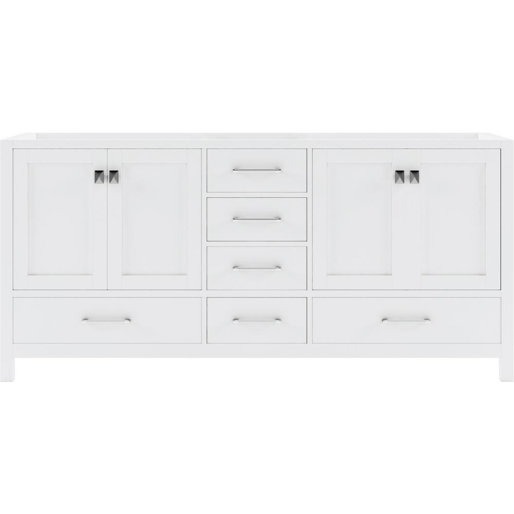 Caroline Avenue 72 in. W Bath Vanity Cabinet Only in White - Super Arbor