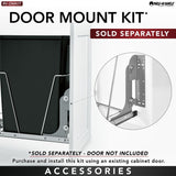 Rev-A-Shelf 35-Quart Plastic Soft Close Pull Out Trash Can