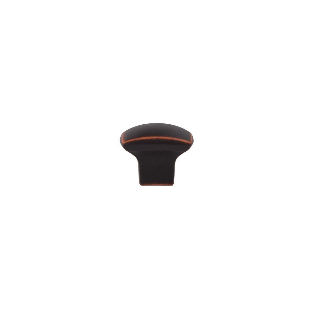 1-1/4 in. Oil Rubbed Bronze Square Cabinet Knob - Super Arbor
