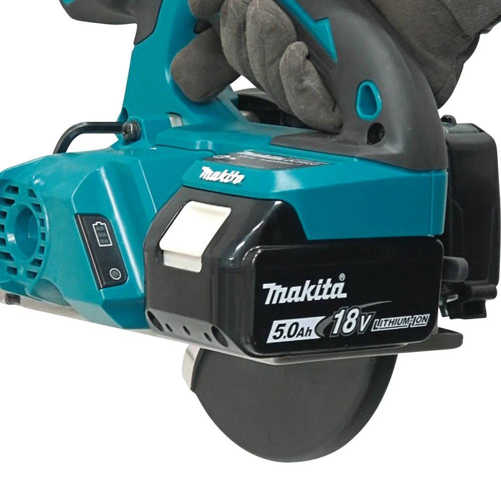 18-Volt 5-7/8 in. 5.0 Ah LXT Lithium-Ion Brushless Cordless Metal Cutting Saw Kit with Electric Brake and Chip Collector - Super Arbor