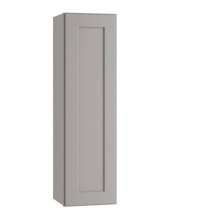 Home Decorators Collection Newport 9 in. W x 12 in. D x 36 in. H Assembled Plywood Wall Kitchen Cabinet in Pearl Gray with Soft Close