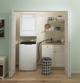 GE Space-Saving 2.8-cu ft Portable Top-Load Washer (White)