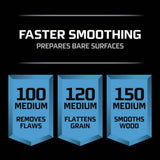 3M Pro Grade Precision 9 in. x 11 in. Coarse 60-Grit Sheet Sandpaper (4-Sheets/Pack)