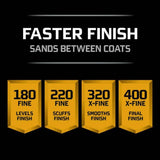 3M Pro Grade Precision 9 in. x 11 in. Coarse 60-Grit Sheet Sandpaper (4-Sheets/Pack)