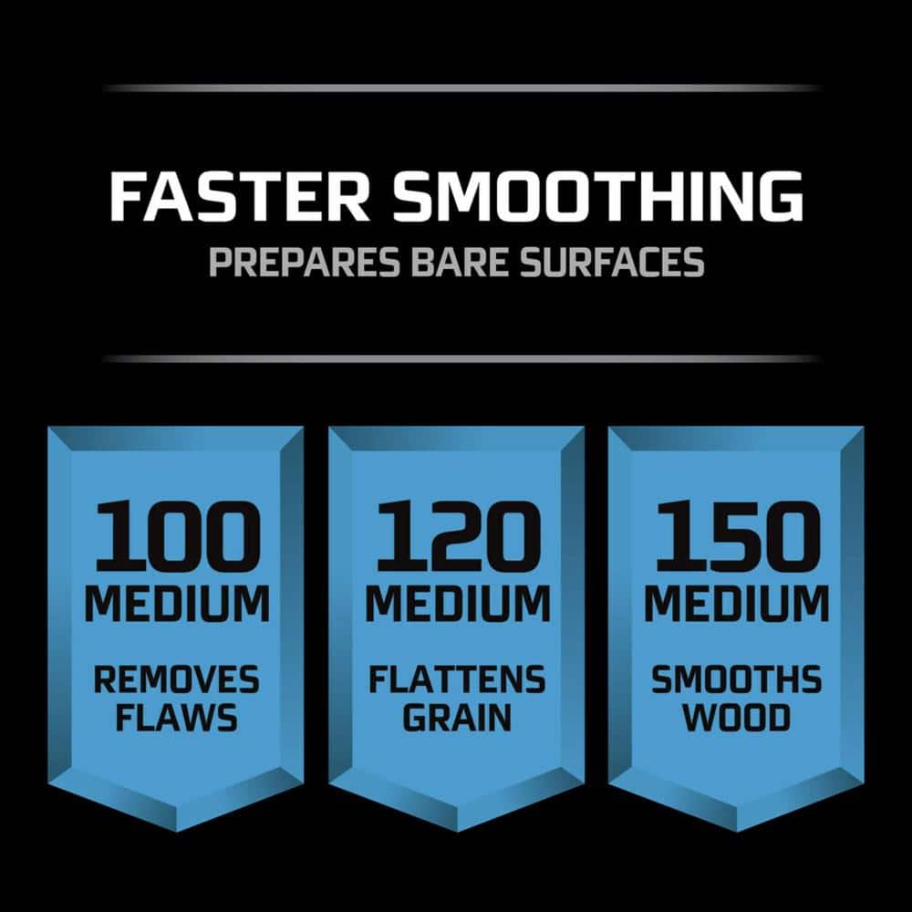 3M Pro Grade Precision 9 in. x 11 in. 80-Grit (Coarse) Faster Sanding Sheets (15-Sheets/Pack)(Case of 5)