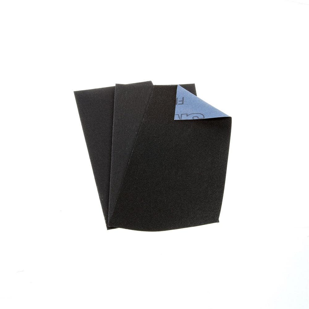 3M 3.66 in. x 9 in. Coarse, Medium and Fine Assorted Grits Emery Cloth Sandpaper (3 Sheets-Pack)
