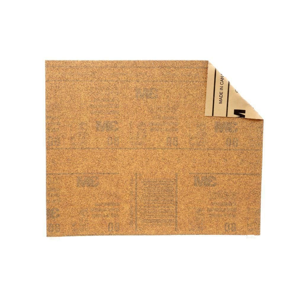 3M 9 in. x 11 in. 220 Grit Very Fine Aluminum Oxide Sandpaper (25-Sheets/Pack)
