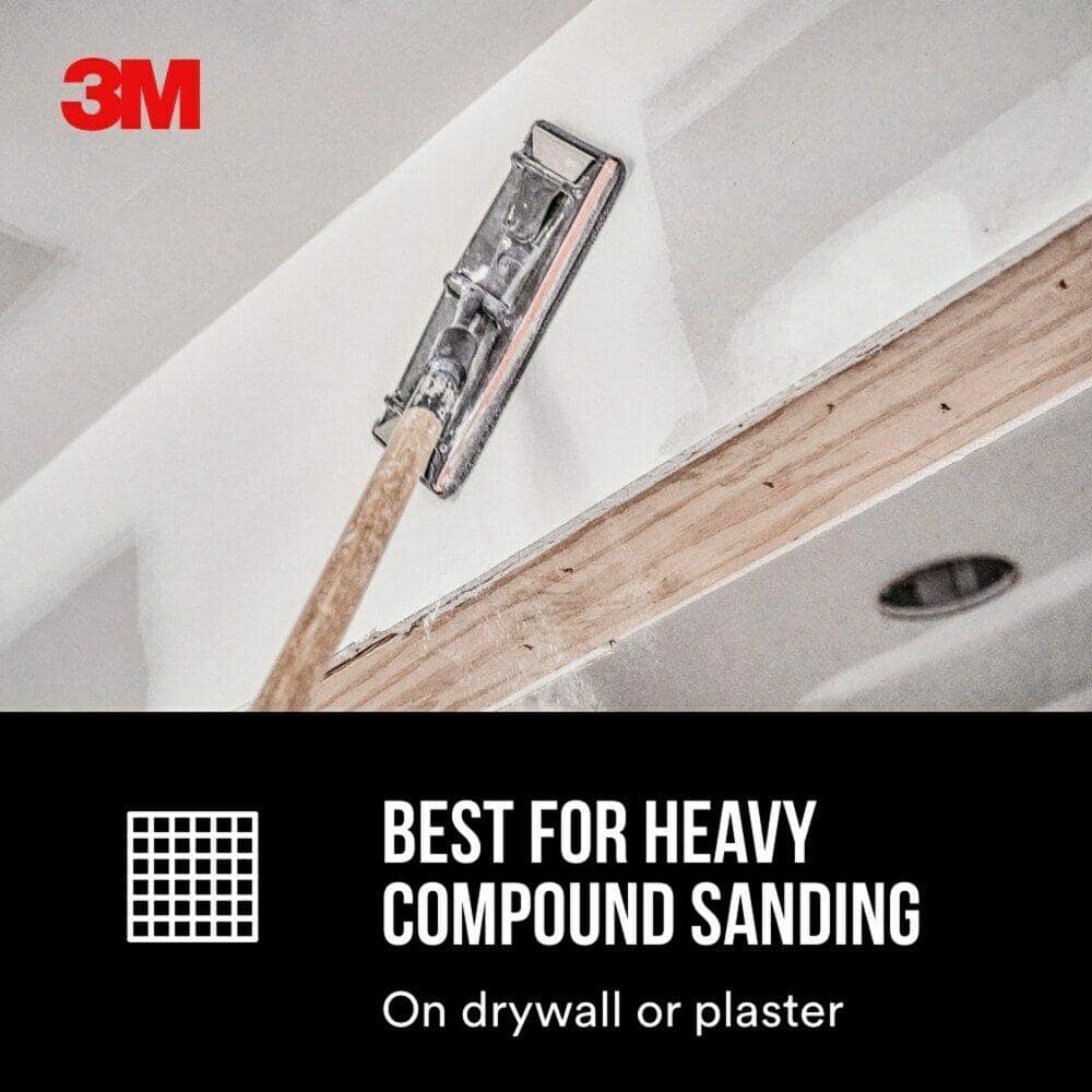 3M 4-1/4 in. x 11-1/4 in. 220 Fine Grit Drywall Sanding Screens (2-Pack)