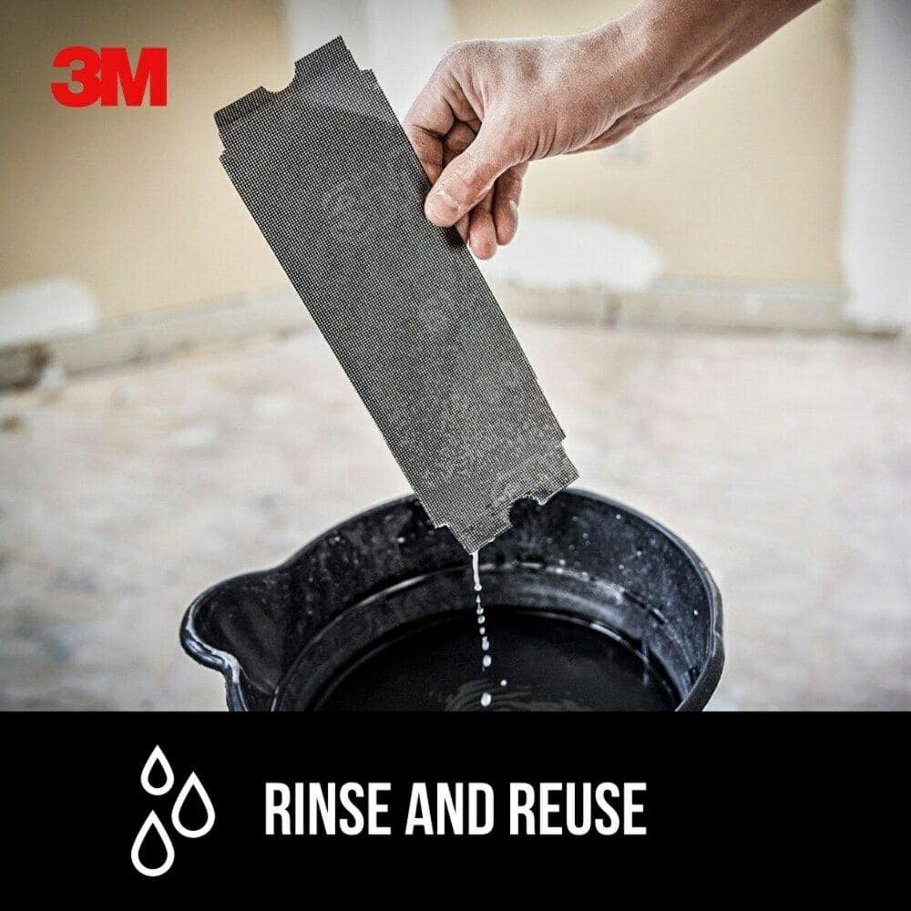 3M 4-1/4 in. x 11-1/4 in. 220 Fine Grit Drywall Sanding Screens (2-Pack)