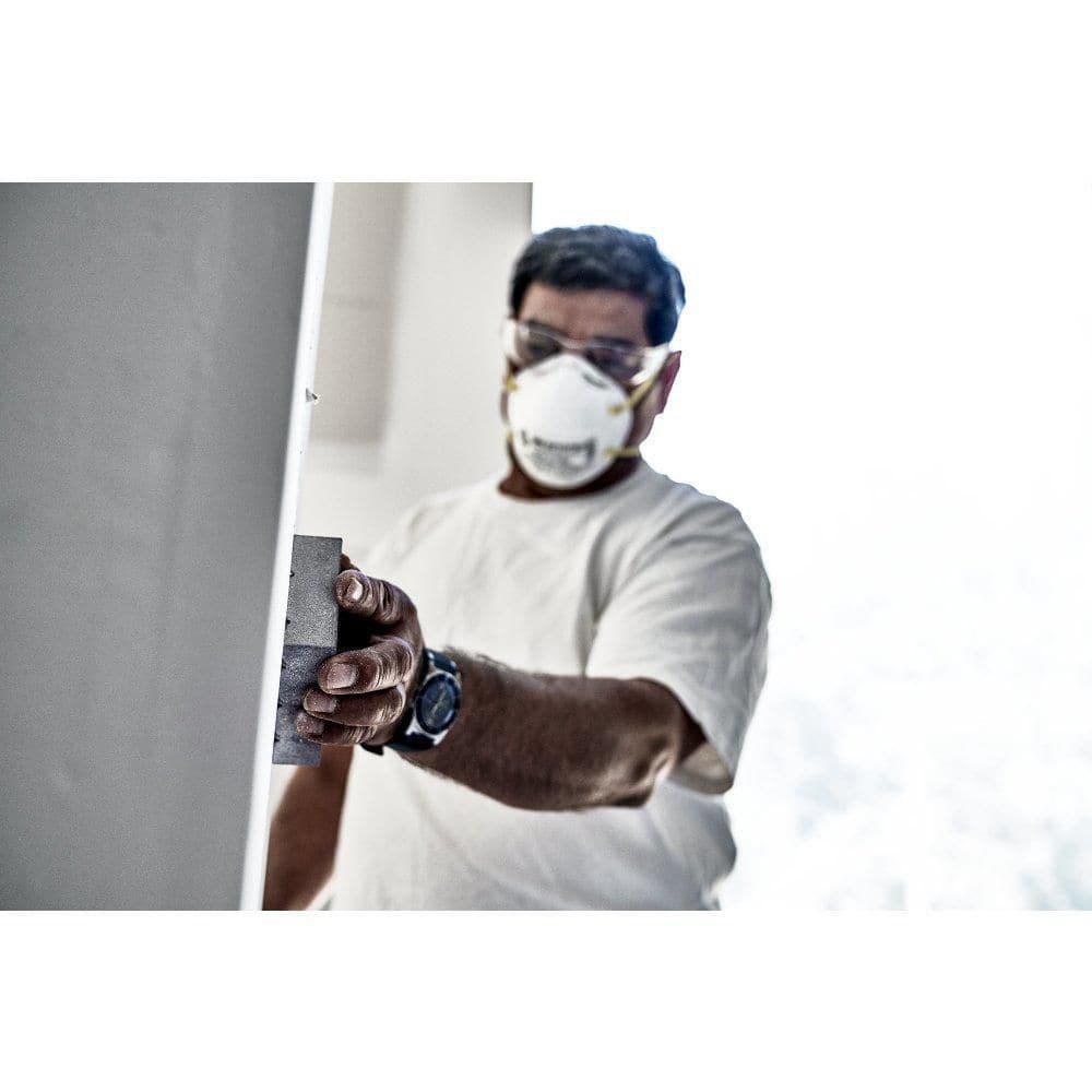 3M Pro Grade Precision 4-1/2 in. x 2-1/2 in. x 1 in. 220-Grit X-Fine Dust Channeling Sanding Sponge (2-Pack)