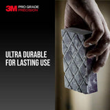 3M Pro Grade Precision 4-1/2 in. x 2-1/2 in. x 1 in. 220-Grit X-Fine Dust Channeling Sanding Sponge (2-Pack)
