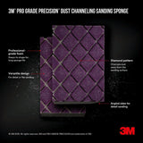 3M Pro Grade Precision 4-1/2 in. x 2-1/2 in. x 1 in. 220-Grit X-Fine Dust Channeling Sanding Sponge (2-Pack)