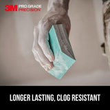 3M 2.5 in. x 4.5 in. x 1 in. 120 Fine Grit Pro Grade Angled Drywall Sanding Sponge